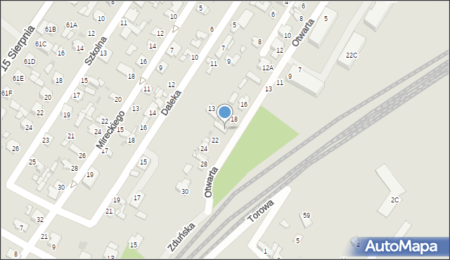 Sochaczew, Otwarta, 20, mapa Sochaczew