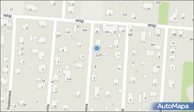 Warszawa, Otawska, 10, mapa Warszawy