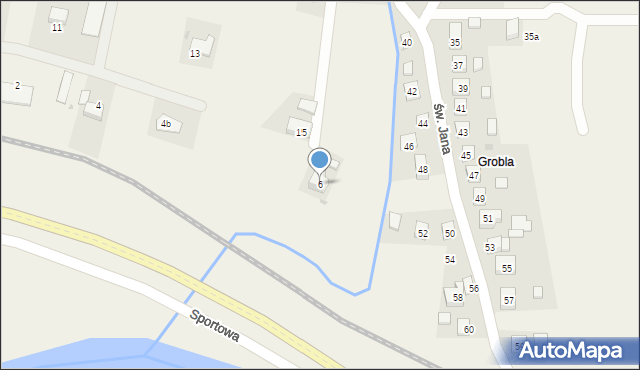 Czudec, Owocowa, 6, mapa Czudec