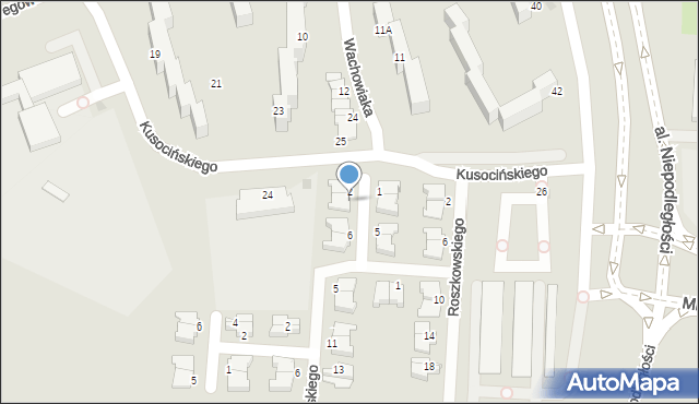 Inowrocław, Owczarskiego Józefa, ppłk., 4, mapa Inowrocławia