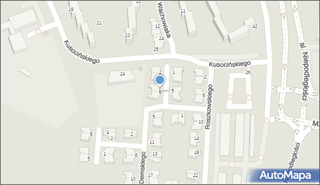 Inowrocław, Owczarskiego Józefa, ppłk., 6, mapa Inowrocławia