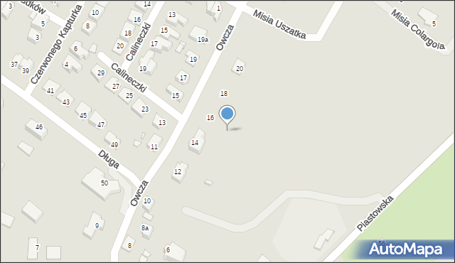 Kwidzyn, Owcza, 16b, mapa Kwidzyn