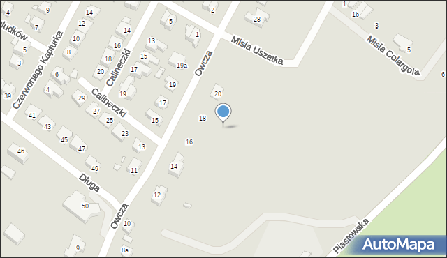 Kwidzyn, Owcza, 18b, mapa Kwidzyn