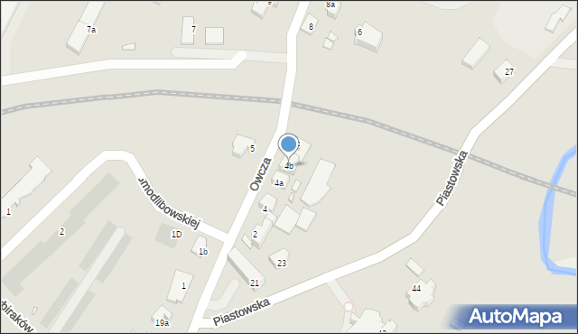 Kwidzyn, Owcza, 4b, mapa Kwidzyn