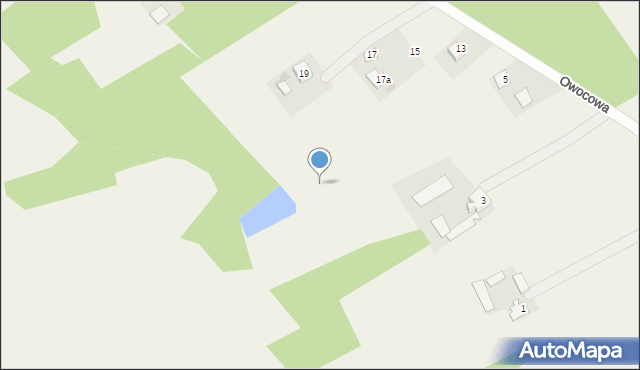 Osiek nad Wisłą, Owocowa, 11, mapa Osiek nad Wisłą