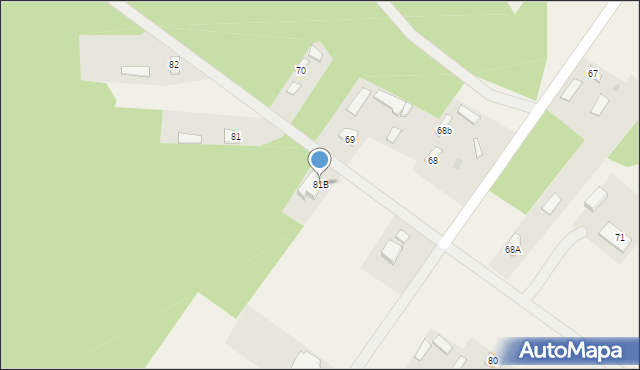 Owadów, Owadów, 81B, mapa Owadów