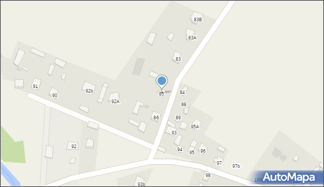 Owadów, Owadów, 85, mapa Owadów