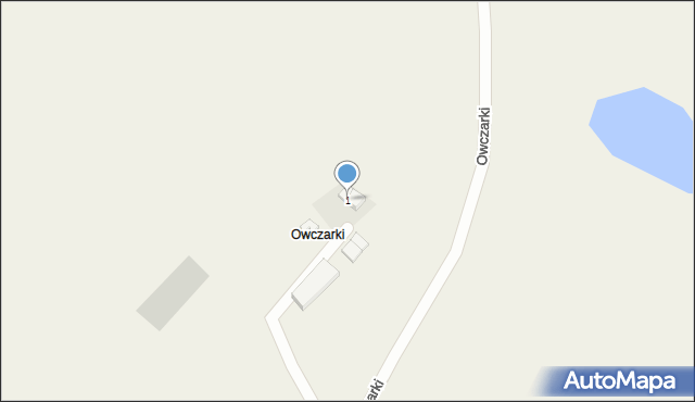 Owczarki, Owczarki, 1, mapa Owczarki
