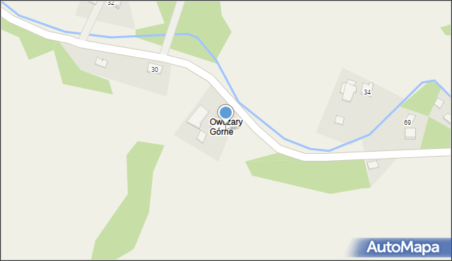 Owczary, Owczary, 33, mapa Owczary