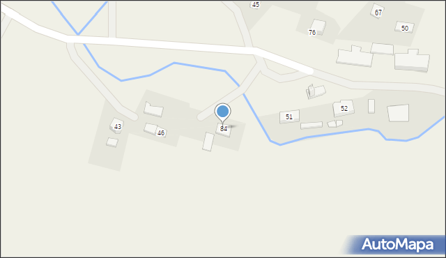 Owczary, Owczary, 84, mapa Owczary