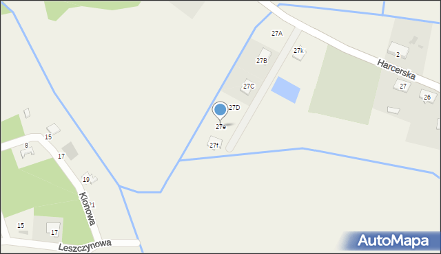 Owczegłowy, Owczegłowy, 27e, mapa Owczegłowy