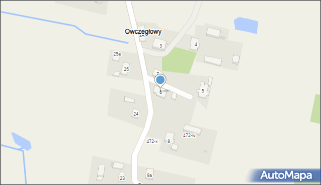 Owczegłowy, Owczegłowy, 6, mapa Owczegłowy