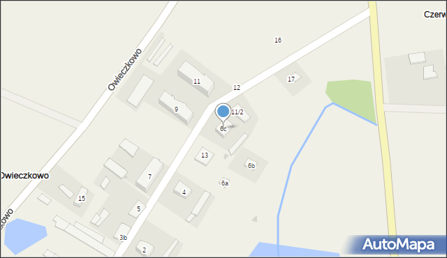 Owieczkowo, Owieczkowo, 6c, mapa Owieczkowo