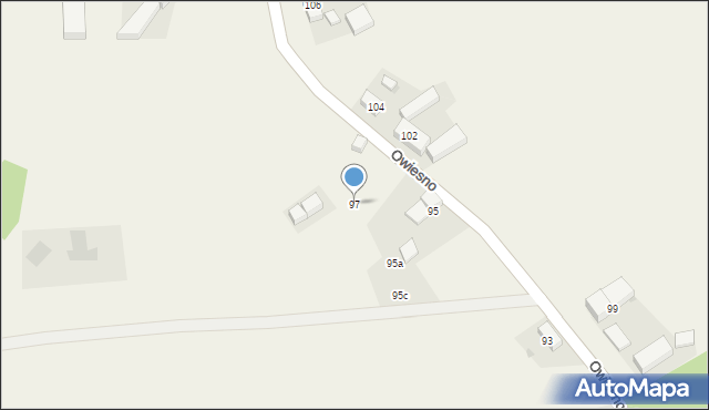Owiesno, Owiesno, 97, mapa Owiesno
