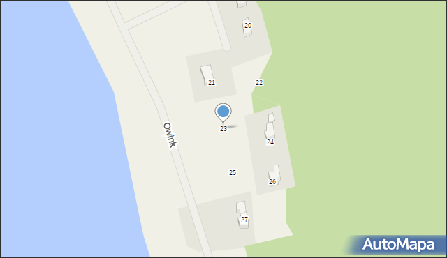 Owink, Owink, 23, mapa Owink