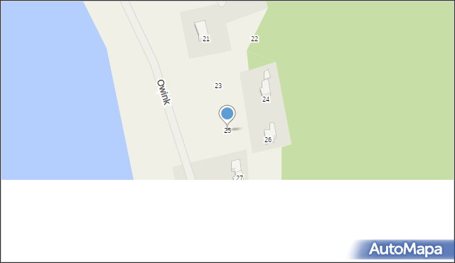 Owink, Owink, 25, mapa Owink