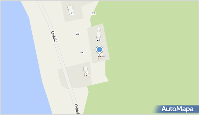 Owink, Owink, 26, mapa Owink