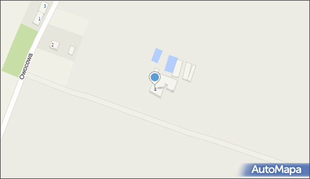 Samotwór, Owocowa, 4, mapa Samotwór