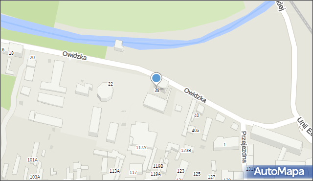 Starogard Gdański, Owidzka, 38, mapa Starogard Gdański