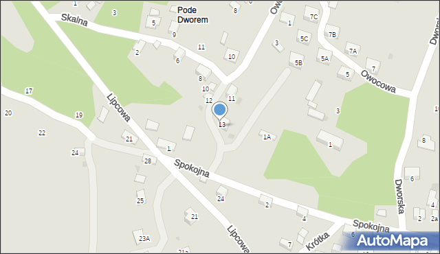 Trzebinia, Owocowa, 15, mapa Trzebinia