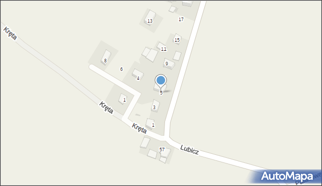 Zagórzyce Stare, Owocowa, 5, mapa Zagórzyce Stare