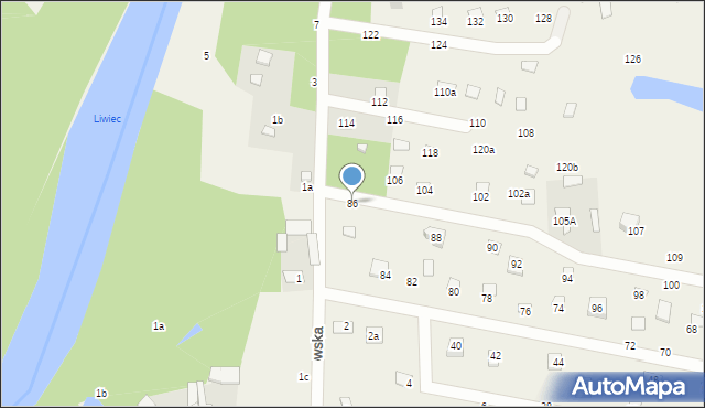 Zawiszyn, Owsiankowska, 86, mapa Zawiszyn