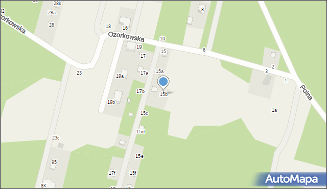 Adolfów, Ozorkowska, 15b, mapa Adolfów