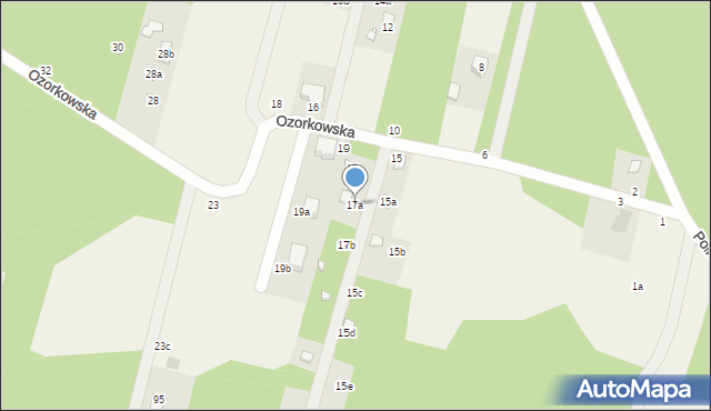 Adolfów, Ozorkowska, 17a, mapa Adolfów