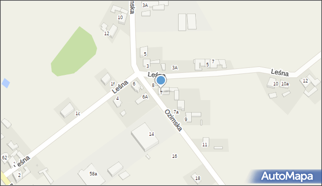 Antoniów, Ozimska, 7, mapa Antoniów