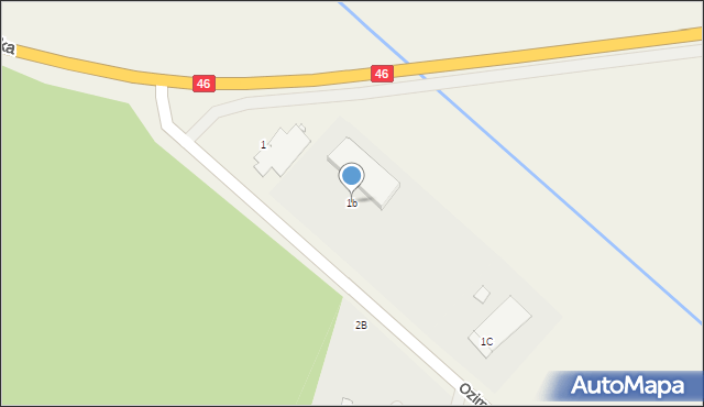 Chrząstowice, Ozimska, 1b, mapa Chrząstowice