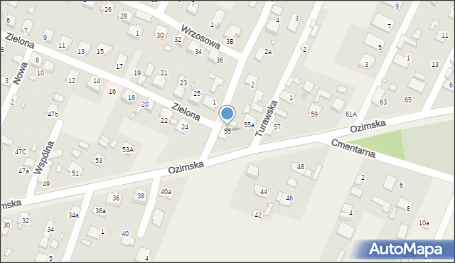 Chrząstowice, Ozimska, 55, mapa Chrząstowice