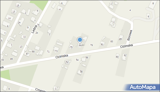 Chrząstowice, Ozimska, 77, mapa Chrząstowice