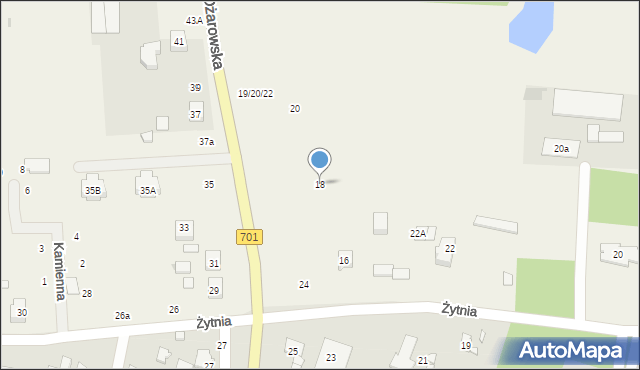 Duchnice, Ożarowska, 18, mapa Duchnice