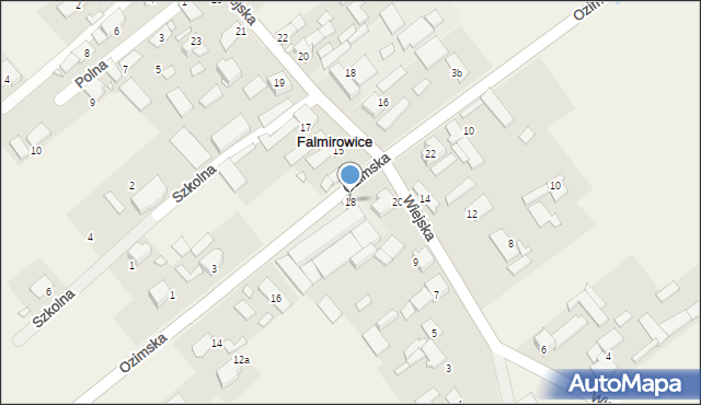 Falmirowice, Ozimska, 18, mapa Falmirowice