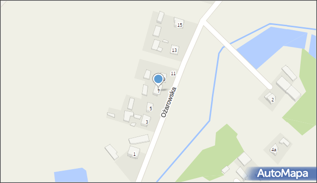 Kowale, Ożarowska, 7, mapa Kowale