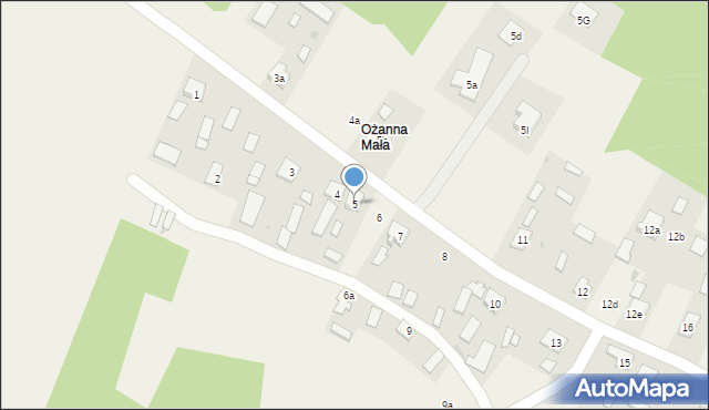 Ożanna, Ożanna, 5, mapa Ożanna