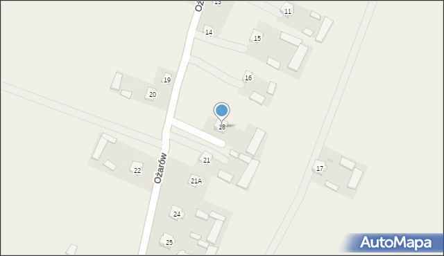 Ożarów, Ożarów, 18, mapa Ożarów