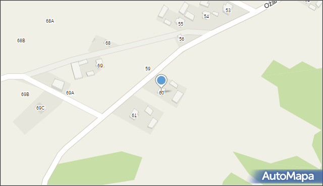 Ożarów, Ożarów, 60, mapa Ożarów