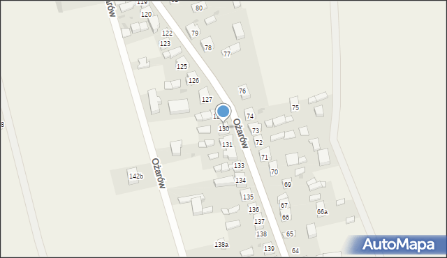 Ożarów, Ożarów, 130, mapa Ożarów
