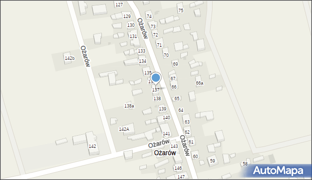 Ożarów, Ożarów, 137, mapa Ożarów