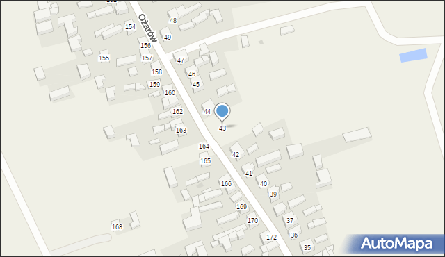 Ożarów, Ożarów, 43, mapa Ożarów