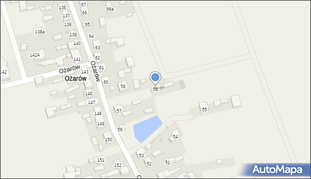 Ożarów, Ożarów, 58, mapa Ożarów