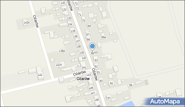 Ożarów, Ożarów, 64, mapa Ożarów