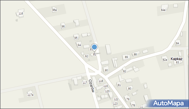 Ożarów, Ożarów, 91, mapa Ożarów