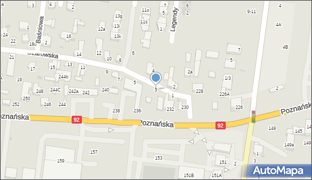 Ożarów Mazowiecki, Ożarowska, 3, mapa Ożarów Mazowiecki