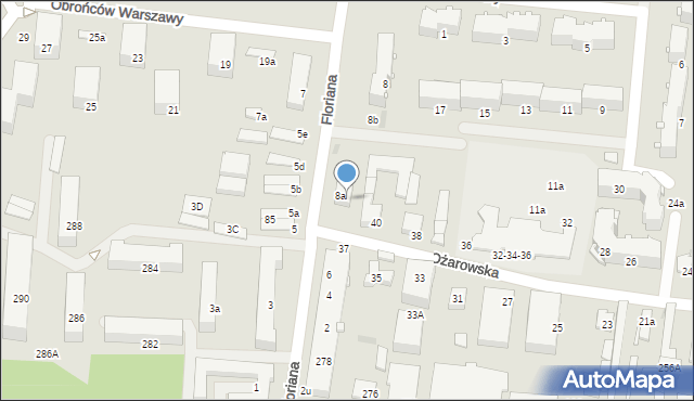 Ożarów Mazowiecki, Ożarowska, 42, mapa Ożarów Mazowiecki