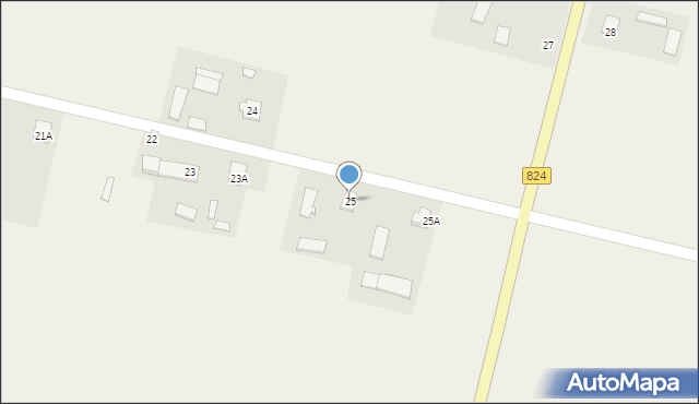 Ożarów Pierwszy, Ożarów Pierwszy, 25, mapa Ożarów Pierwszy