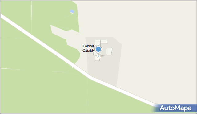 Oziabły, Oziabły, 29, mapa Oziabły