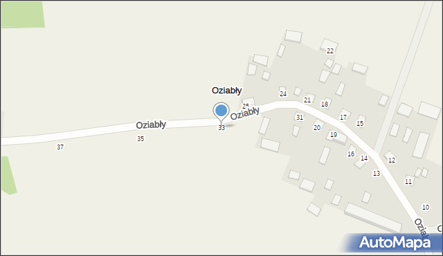 Oziabły, Oziabły, 33, mapa Oziabły