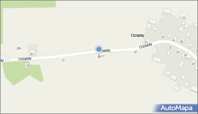 Oziabły, Oziabły, 35, mapa Oziabły